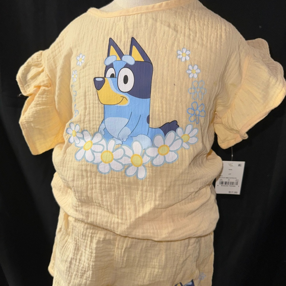 Bluey 2Piece Set Girls - 4T - NWT